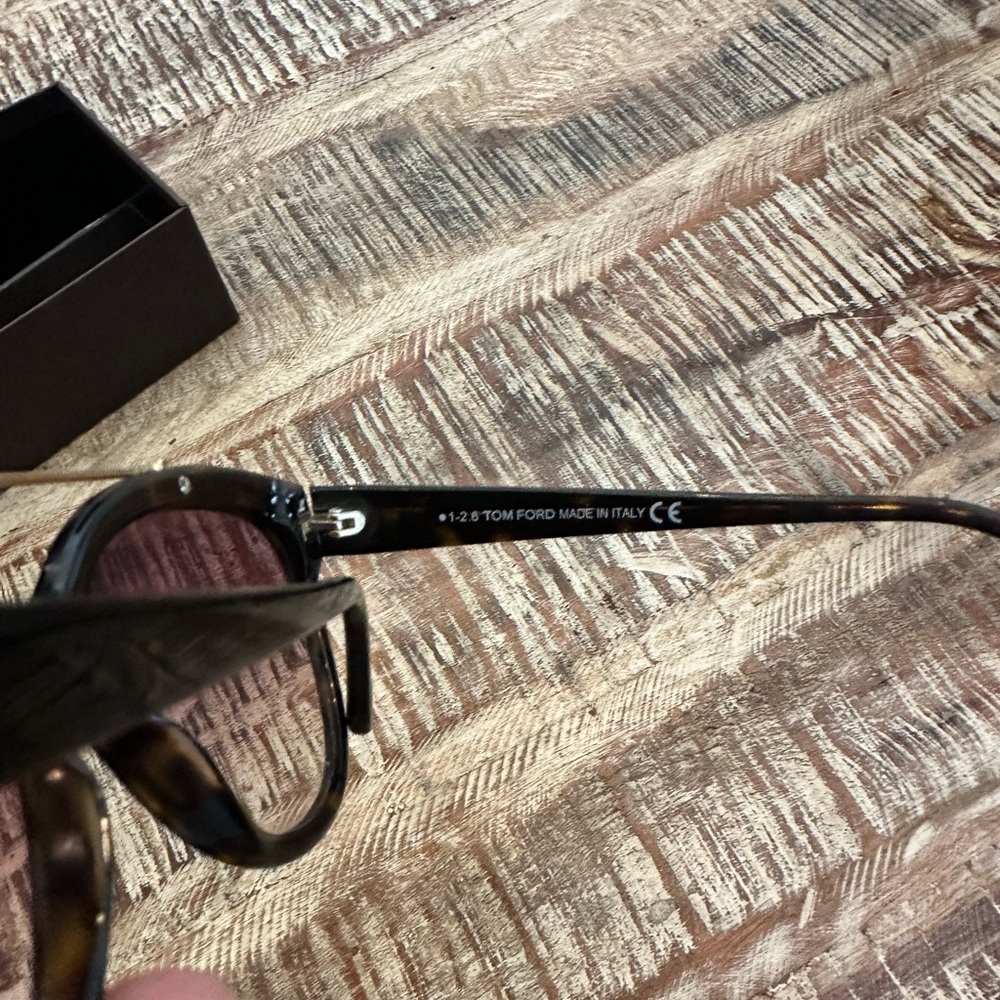 Tom Ford Black and Gold Sunglasses - Picture 4 of 6
